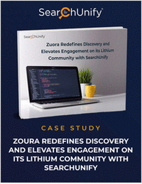 Zuora Redefines Discovery and Elevates Engagement on its Online Community with SearchUnify