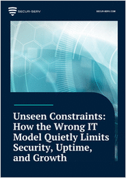 Unseen Constraints:How the Wrong ITModel Quietly LimitsSecurity, Uptime,and Growth
