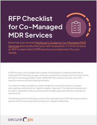 RFP Checklist for Co-Managed MDR Services