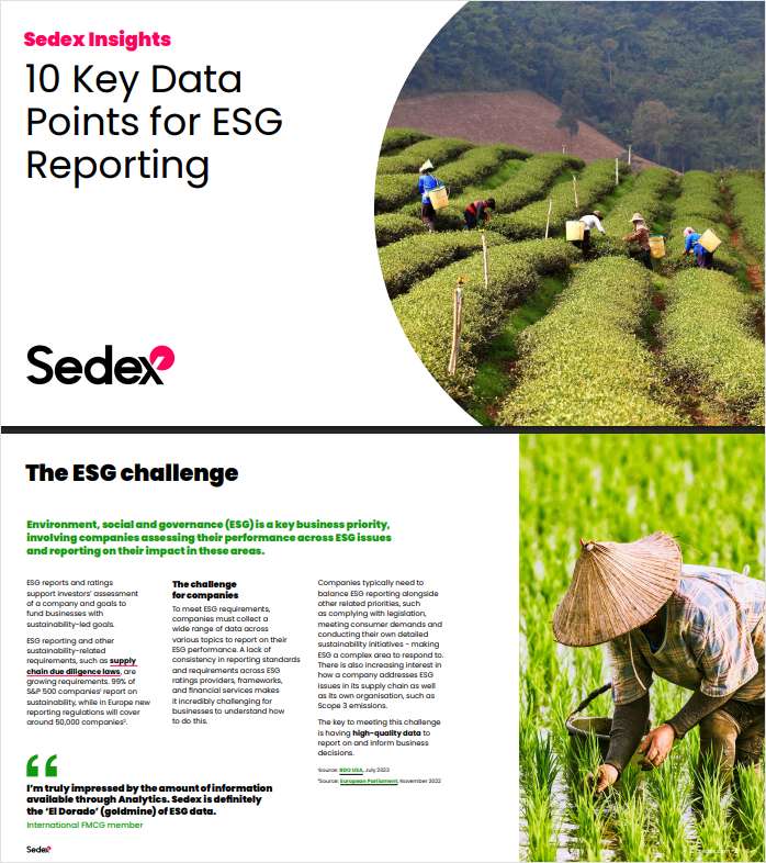 10 Key Data Points for ESG Reporting