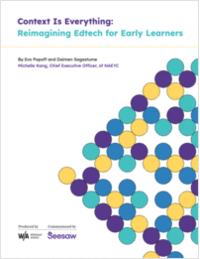 Reimagining Edtech for Early Learners