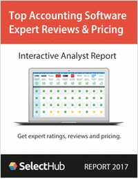 Top Enterprise Accounting Software Reviews and Pricing 2017--Free Analyst Report