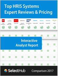 Top HRIS Systems 2017--Expert Reviews and Pricing--Free Report