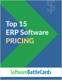 Top 15 ERP Software Pricing BattleCard―Compare Essential Features and Costs