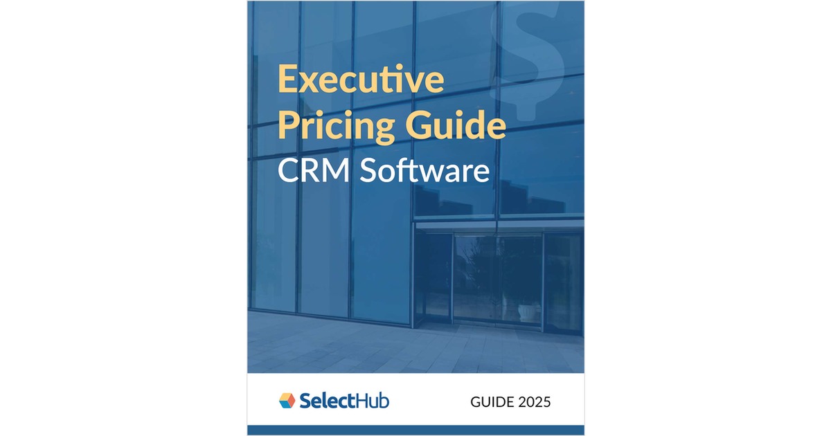 CRM Software Executive Pricing Guide 2025