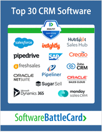 Top 30 CRM Software Comparison BattleCard 2025