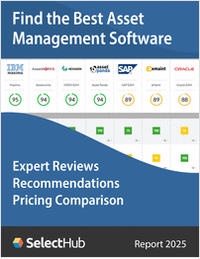 Find the Best Asset Management Software for Tracking and Maintenance--Expert Analysis, Recommendations & Pricing