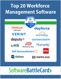 Top 20 Workforce Management Software Comparison―ADP Workforce Now vs. Top Alternatives