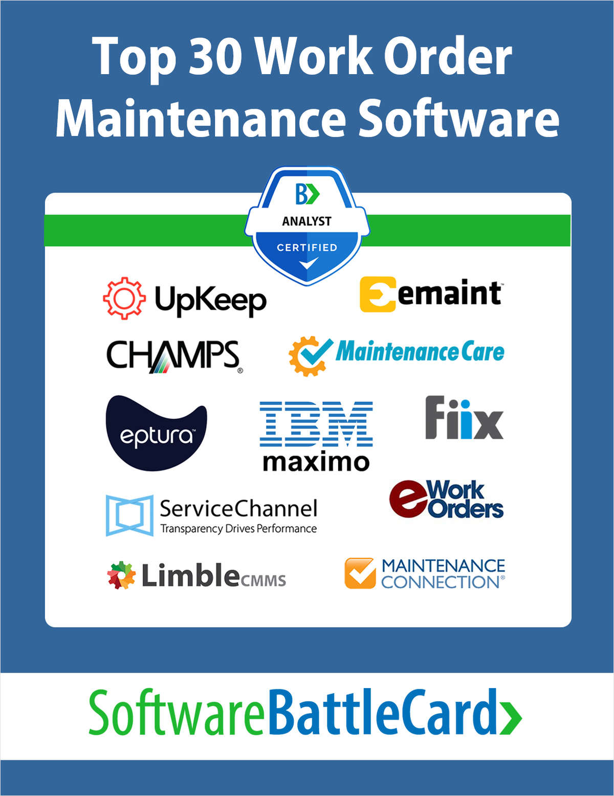 Top 30 Work Order Software Comparison BattleCard