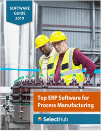 Top ERP for Process Manufacturing--2019 Guide