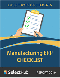 Manufacturing ERP Requirements Checklist & Template