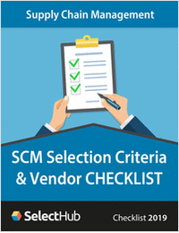Top SCM Software Selection Criteria & Vendor Checklist