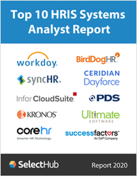 Top 10 HRIS Systems for 2019-- Free Analyst Report