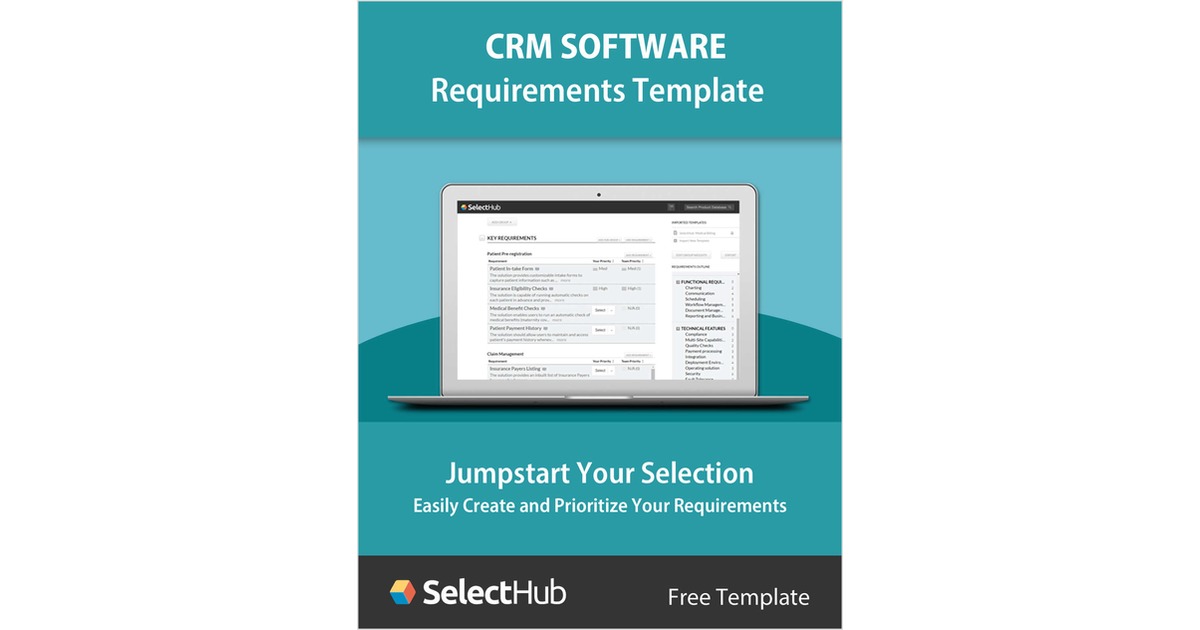 CRM Requirements Gathering Template, Free SelectHub Template