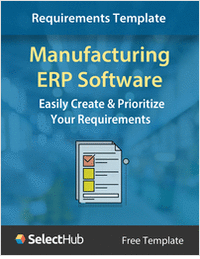 Manufacturing ERP Requirements Gathering Template