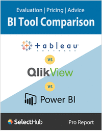 Tableau vs. QlikView vs. Power BI―Expert Evaluations, Pricing & Recommendations