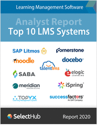 Top 10 LMS Systems for 2020--Free Analyst Report