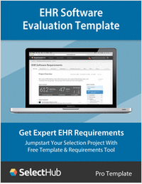 EHR Software Evaluation Template