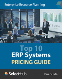 ERP Systems Software--Top 10 Pricing Guide 2021