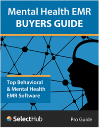 Best EMR Software for Behavioral Health--Buyers Guide 2021