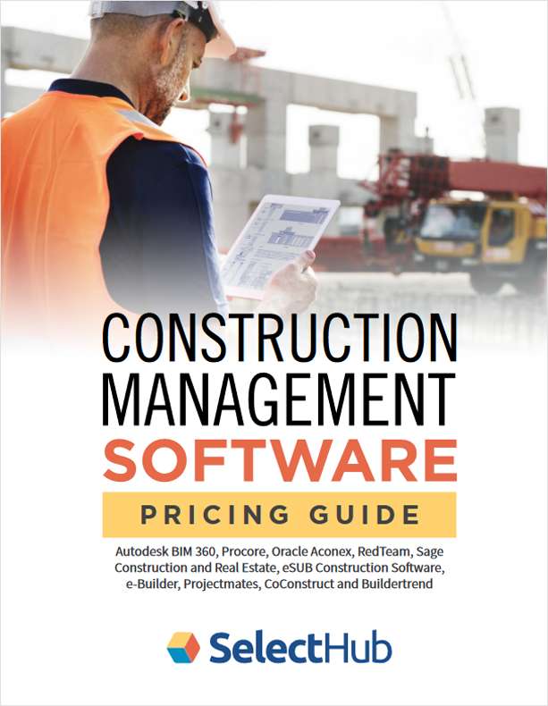 Best Construction Management Software--Top 10 Pricing Guide
