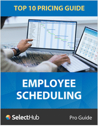 Best Employee Scheduling Software--Top 10 Pricing Guide