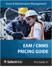 EAM/CMMS Software Pricing Comparison Guide 2021