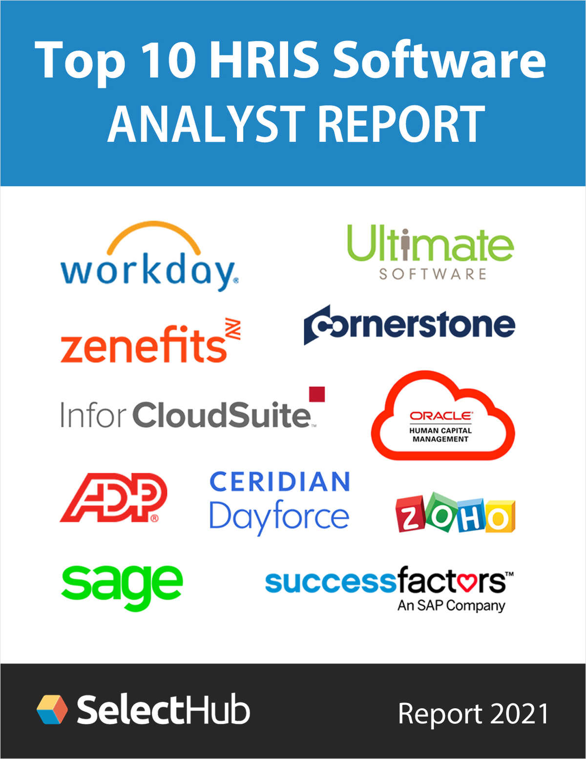 Top 10 HRIS Software for 2021--Free Analyst Report