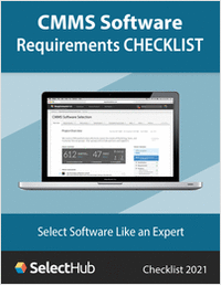 CMMS Software Requirements Checklist for 2021