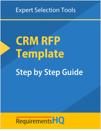 CRM Software RFP Template and Step by Step Guide