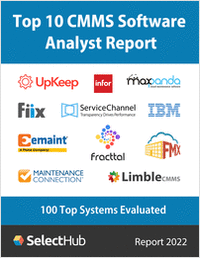Top 10 CMMS Software for 2022--Free Analyst Report