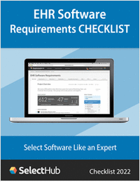 EHR Software Requirements Checklist for 2022
