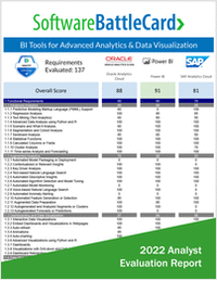 Top BI Tools for Analytics & Data Visualization--Oracle Analytics Cloud vs. Power BI vs. SAP Analytics Cloud