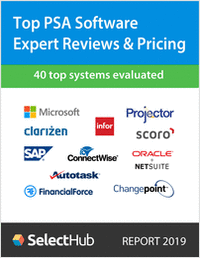 Top PSA Software 2019--Expert Reviews and Pricing--Free Analyst Report