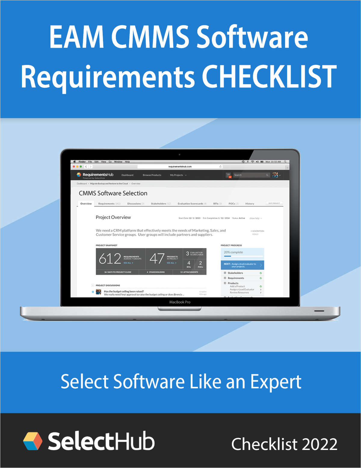 EAM/CMMS Software Requirements Checklist for 2022