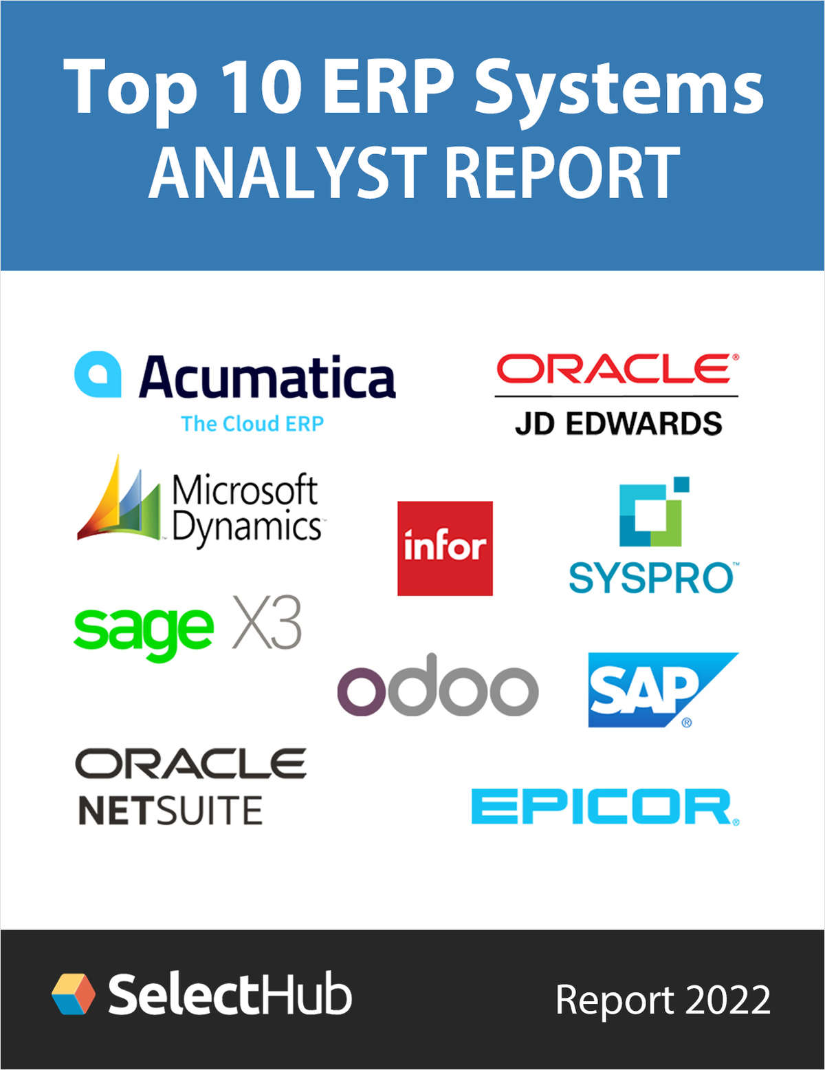 Top 10 ERP Systems for 2022--Free Analyst Report