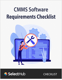 CMMS Maintenance Management Software Requirements Checklist for 2022