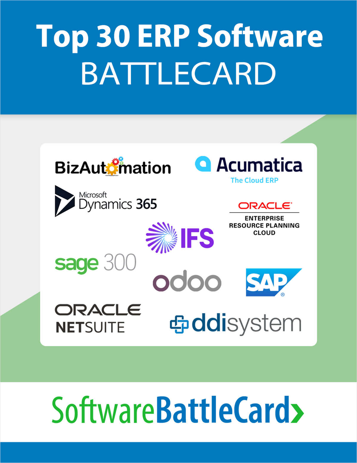 Top 30 ERP Software BattleCard 2022