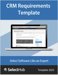 CRM Software Requirements Template for 2023