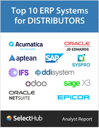 Top 10 ERP Systems for Distribution Companies--Free Analyst Report