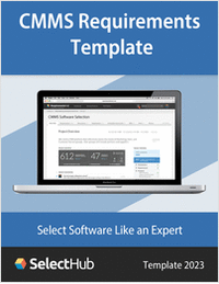 CMMS Software Requirements Template for 2023