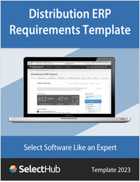Distribution ERP Software Requirements Template for 2023