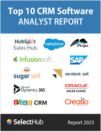 Top 10 CRM Software for Your Business--Free Analyst Report