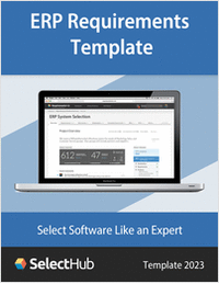 ERP Software Requirements Template for 2023