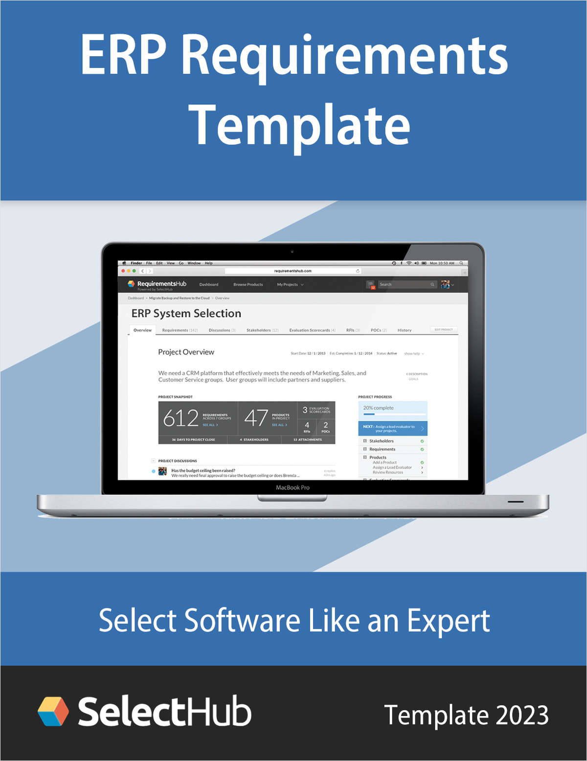 ERP Software Requirements Template for 2023