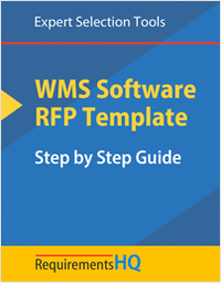 WMS Software RFP Template & Guide for Selecting a New Warehouse Management System