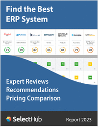 Find the Best ERP System for Your Organization--Expert Analysis, Recommendations & Pricing