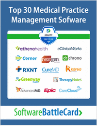 Top 30 Medical Practice Management Software BattleCard 2023