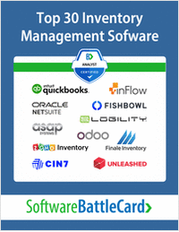 Top 30 Inventory Management Software BattleCard 2023