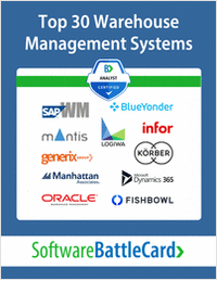Top 30 Warehouse Management Systems (WMS) BattleCard 2023